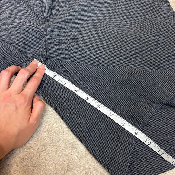 Todd Snyder Gingham Check Seersucker 9" Shorts Men's Large Preppy Minimalist - Picture 6 of 9
